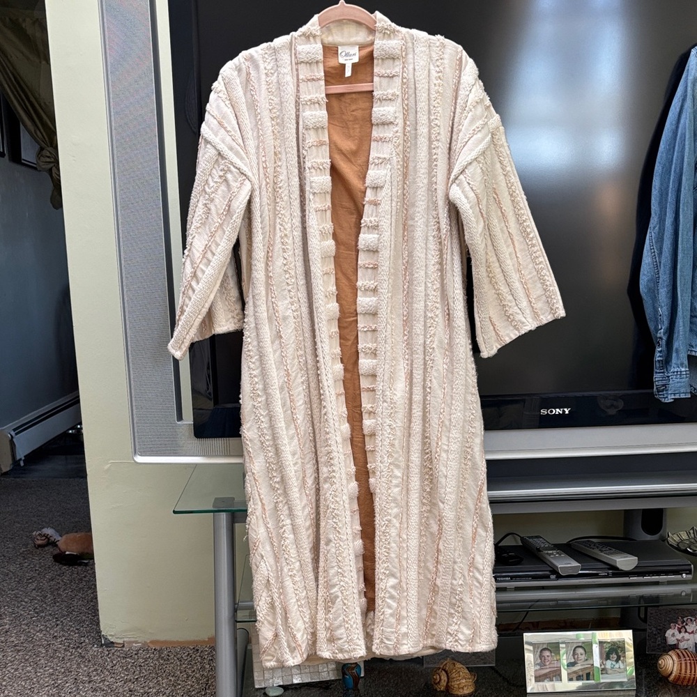 Anthropology Ollari New York Duster Sz Small NWOT